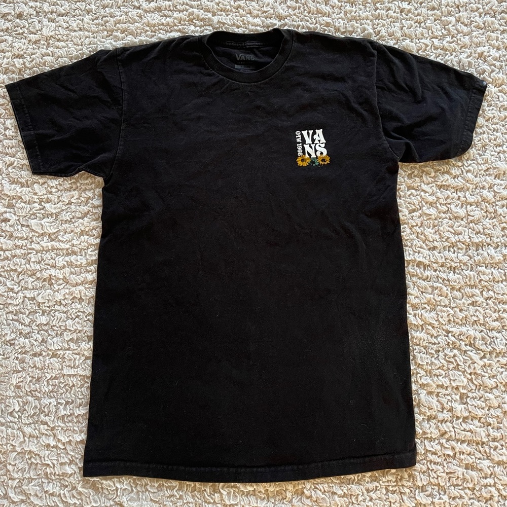 Vans Black Graphic T-Shirt for Men